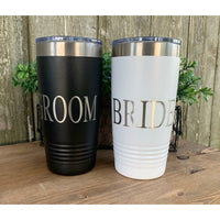 Mr. & Mrs. Personalized Tumbler Set - Grand Lake Engraving & Gifts