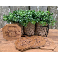 Oak Coaster Set - Grand Lake Engraving & Gifts