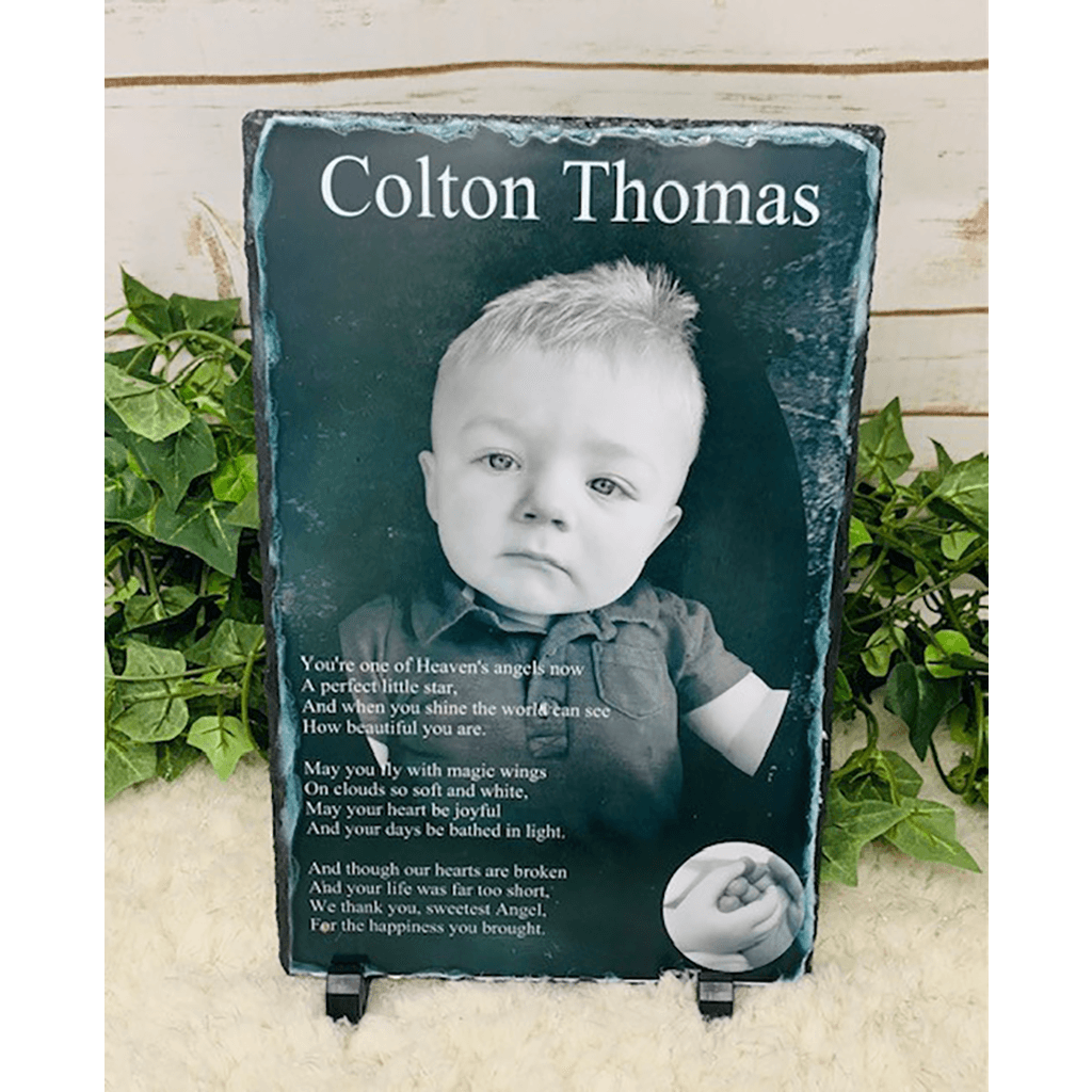 Slate Memorial Plaque - Grand Lake Engraving & Gifts